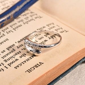 ⚡️CLEAR OUT⚡️925 Silver CZ Ring